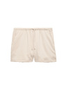 Marks & Spencer Pizsama rövidnadrág magas pamutarányú és Brushback technológiájú Marks & Spencer beige