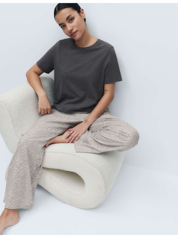 Marks & Spencer Marks & Spencer tiszta pamut pizsama szett szürke