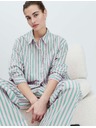 Marks & Spencer Csíkos tiszta pamut pizsama ing Marks & Spencer rózsaszín