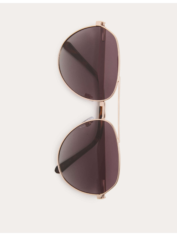 Marks & Spencer Fém polarizált napszemüveg Aviator stílusban Marks & Spencer arany