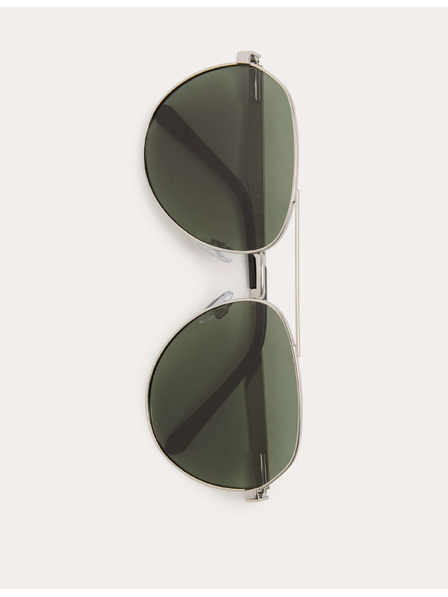 Marks & Spencer Fém polarizált napszemüveg Aviator stílusban Marks & Spencer ezüst