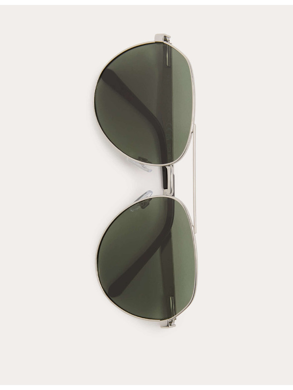 Marks & Spencer Fém polarizált napszemüveg Aviator stílusban Marks & Spencer ezüst