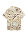 Marks & Spencer Hawaii rövid ujjú ing linen keverékből Marks & Spencer krém