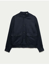 Marks & Spencer Bomber pamut keverékből Marks & Spencer kék