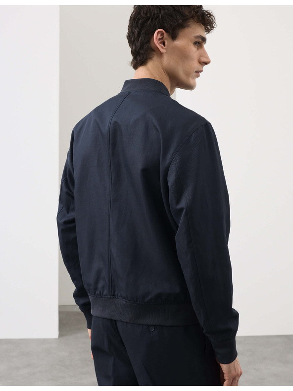 Marks & Spencer Bomber pamut keverékből Marks & Spencer kék