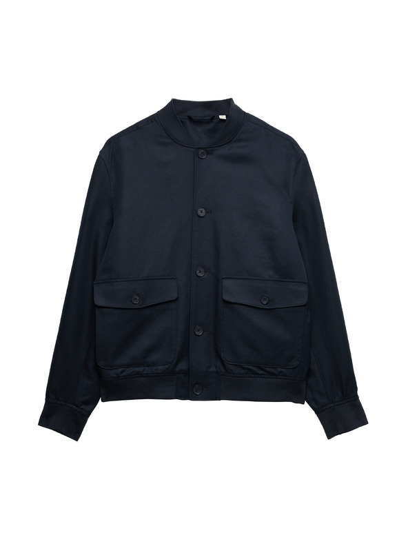 Marks & Spencer Bomber pamut keverékből Marks & Spencer kék
