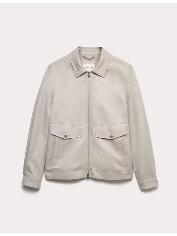 Marks & Spencer Harrington típusú kabát, magas pamuttartalommal Marks & Spencer szürke