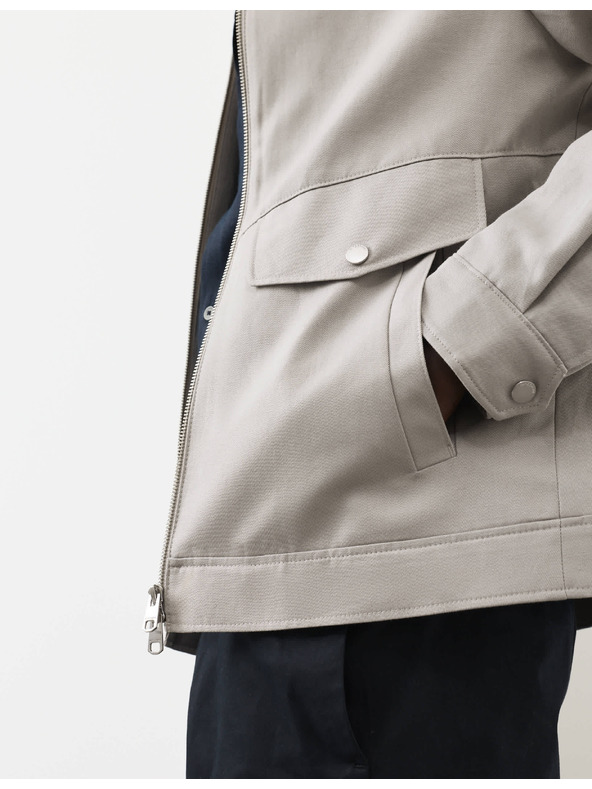 Marks & Spencer Harrington típusú kabát, magas pamuttartalommal Marks & Spencer szürke