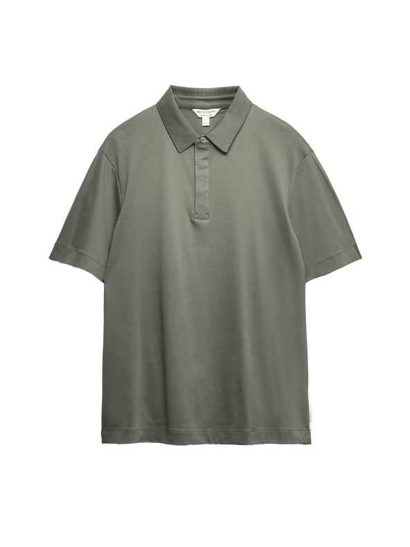 Marks & Spencer Pólóing tiszta Supima® pamutból Marks & Spencer zöld