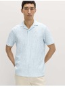 Marks & Spencer Geometrikus mintás jersey pólóing, magas pamuttartalommal Marks & Spencer kék