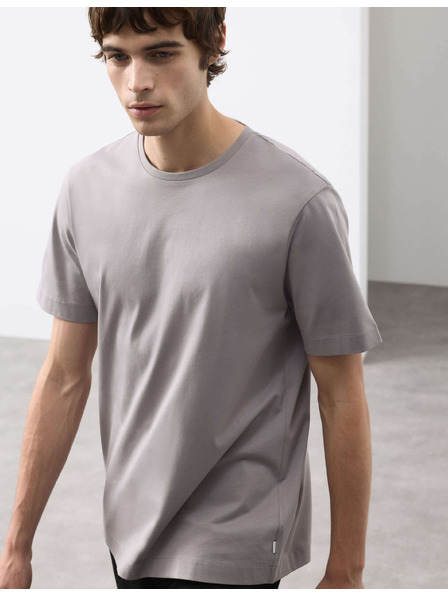 Marks & Spencer Prémium pamut szűk szabású póló Marks & Spencer lila