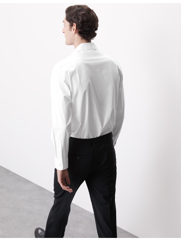 Marks & Spencer Stretch pamut ing klasszikus szabásmintában 360 Flex™ technológiával Marks & Spencer fehér
