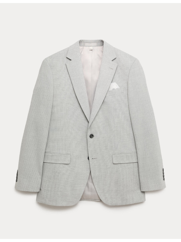 Marks & Spencer Rugalmas öltöny dzseki enyhén kötött fazonnal Marks & Spencer szürke