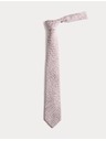 Marks & Spencer Textúrázott linen nyakkendő magas linen tartalommal Marks & Spencer rózsaszín