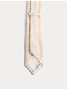 Marks & Spencer Textúrázott linen nyakkendő magas linen tartalommal Marks & Spencer bézs
