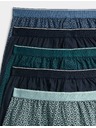 Marks & Spencer Boxer geometrikus mintával 100% pamutból Cool & Fresh™ technológiával, 5 darabos Marks & Spencer zöld