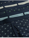 Marks & Spencer Pamutból készült stretch boxer rövidnadrág teknősbékás mintával, 5 darab Marks & Spencer tengerészkék
