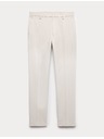 Marks & Spencer Szövetes elegáns stretch nadrág szűk szabásban Marks & Spencer szürke