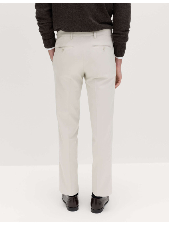 Marks & Spencer Szövetes elegáns stretch nadrág szűk szabásban Marks & Spencer szürke