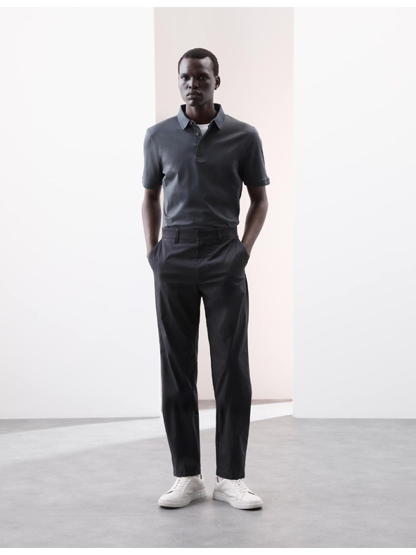 Marks & Spencer Marks & Spencer szuper könnyű chino nadrág, normál szabás szürke