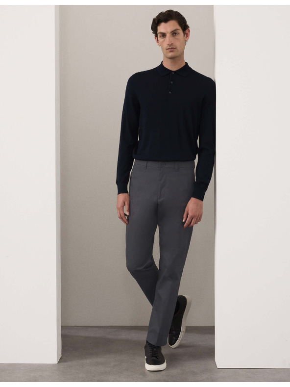 Marks & Spencer Marks & Spencer szuper könnyű chino nadrág, normál szabás szürke