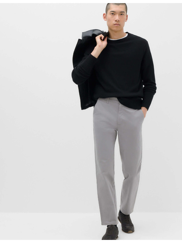 Marks & Spencer Stretch normál szabású chino nadrág Marks & Spencer szürke