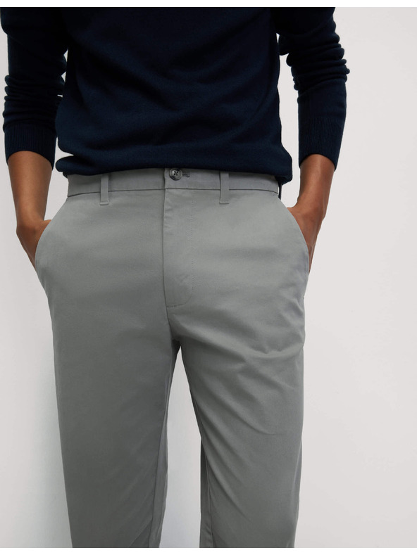 Marks & Spencer Marks & Spencer sztreccs chino nadrág Slim fit szürke