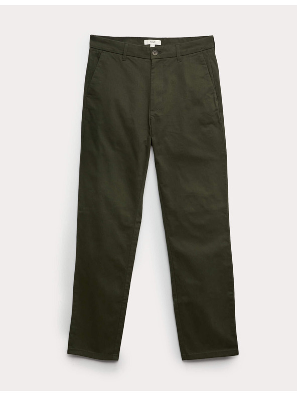 Marks & Spencer Stretch chino nadrág normál szabású Marks & Spencer zöld