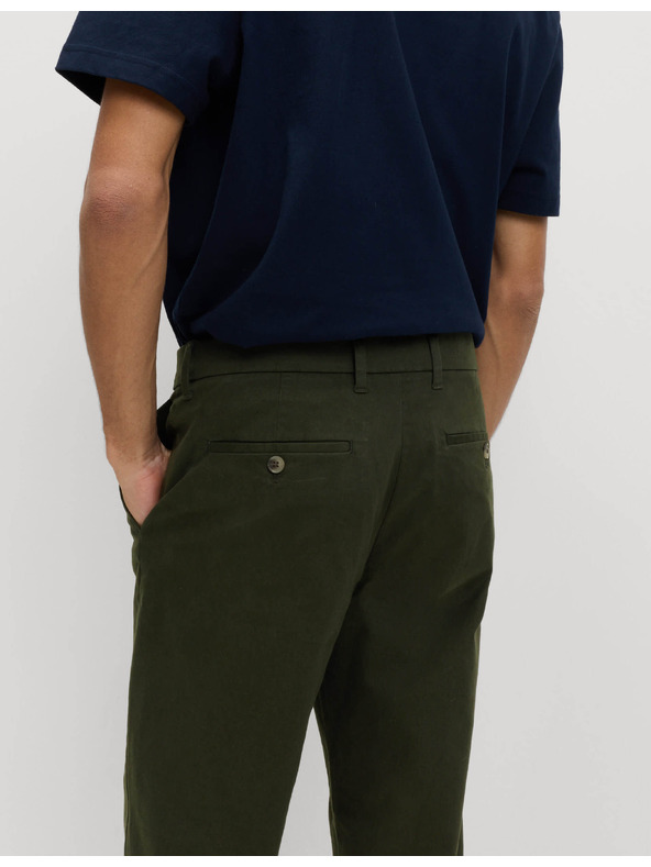 Marks & Spencer Stretch chino nadrág normál szabású Marks & Spencer zöld
