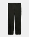 Marks & Spencer Chino nadrág lenvegyületből, normál szabás Marks & Spencer zöld