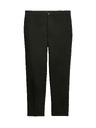 Marks & Spencer Chino nadrág lenvegyületből, normál szabás Marks & Spencer zöld