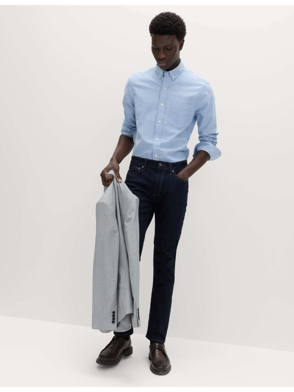 Marks & Spencer Marks & Spencer sztreccs chino nadrág szűk szabású, tengerészkék