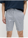 Marks & Spencer Chino rövidnadrág részlegesen rugalmas derékkal Marks & Spencer kék