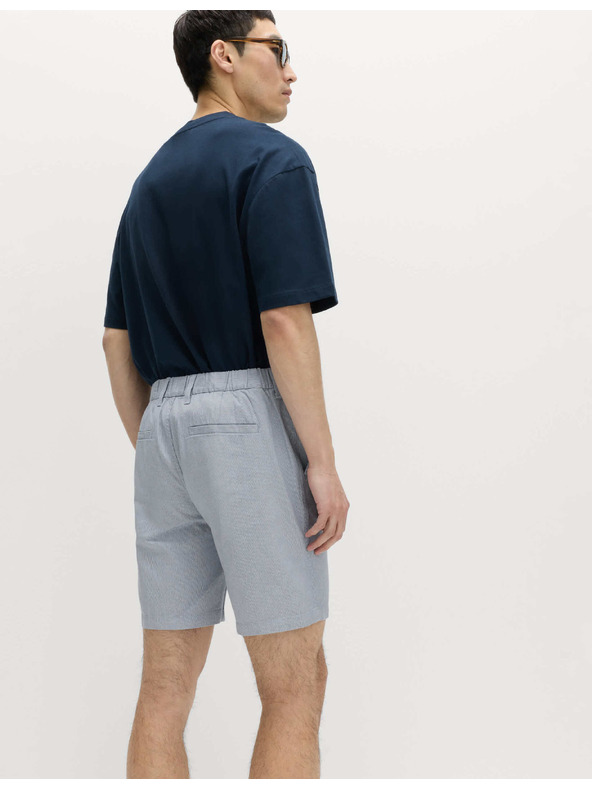 Marks & Spencer Chino rövidnadrág részlegesen rugalmas derékkal Marks & Spencer kék