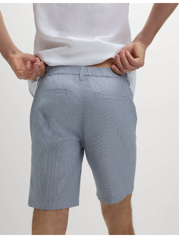 Marks & Spencer Chino rövidnadrág részlegesen rugalmas derékkal Marks & Spencer kék