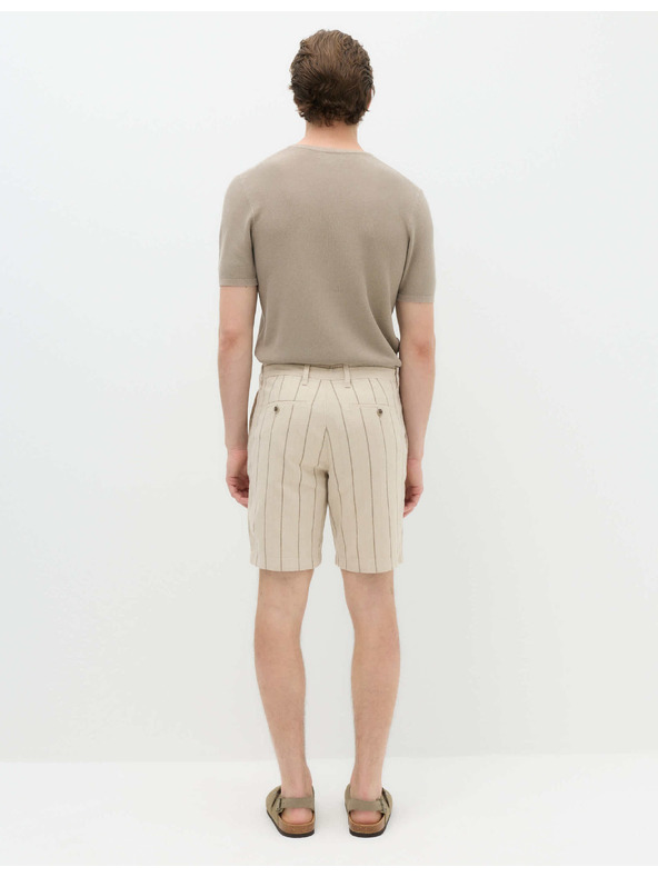 Marks & Spencer Chino rövidnadrág, lenvegyület Marks & Spencer bézs