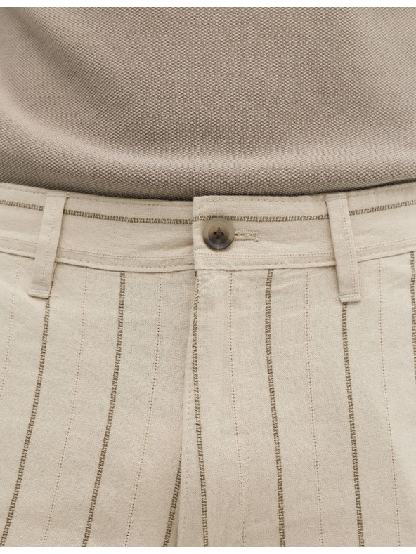 Marks & Spencer Chino rövidnadrág, lenvegyület Marks & Spencer bézs