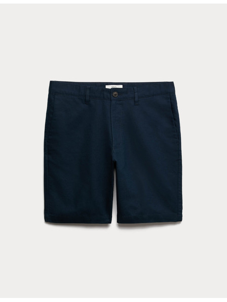 Marks & Spencer Chino rövidnadrág, lenvegyület Marks & Spencer tengerészkék