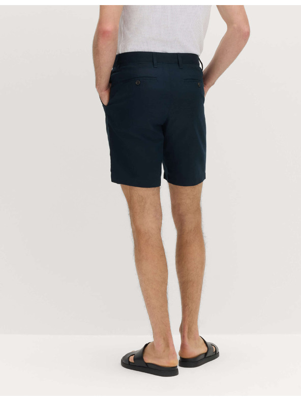 Marks & Spencer Chino rövidnadrág, lenvegyület Marks & Spencer tengerészkék