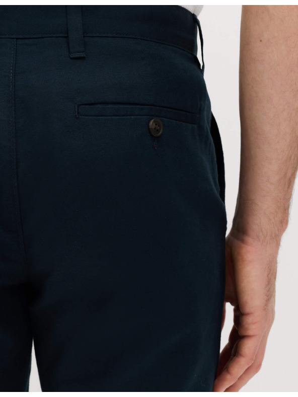 Marks & Spencer Chino rövidnadrág, lenvegyület Marks & Spencer tengerészkék
