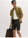 Marks & Spencer Chino rövidnadrág, lenvegyület Marks & Spencer zöld