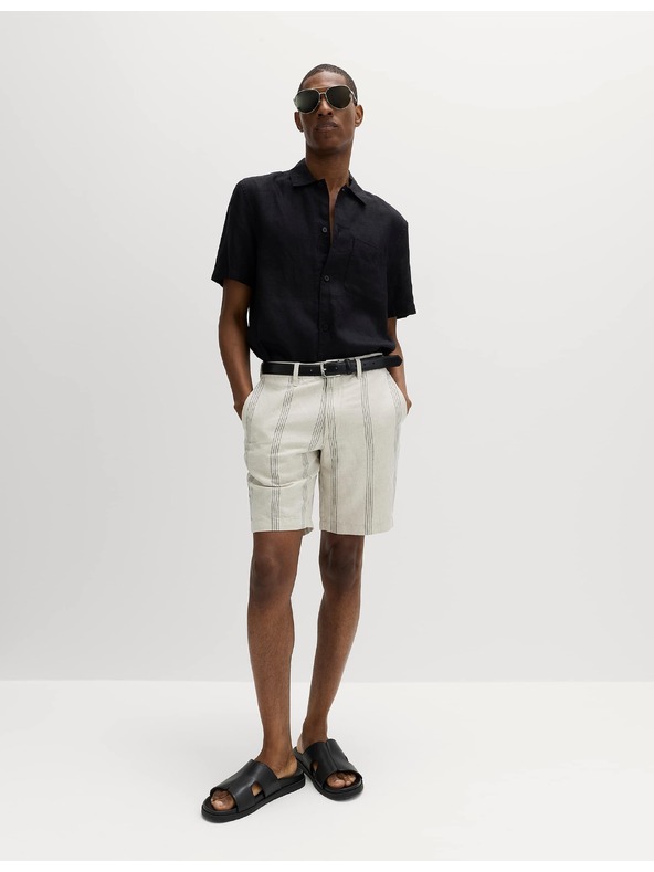 Marks & Spencer Chino rövidnadrág, lenvegyület Marks & Spencer bézs