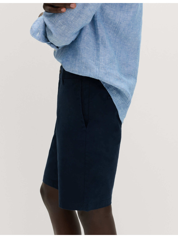 Marks & Spencer Stretch chino rövidnadrág, normál szabás Marks & Spencer tengerészkék