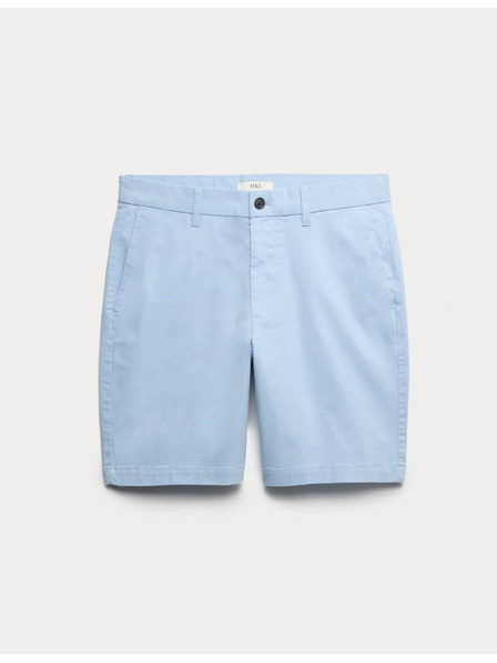 Marks & Spencer Stretch chino rövidnadrág, normál szabás Marks & Spencer kék
