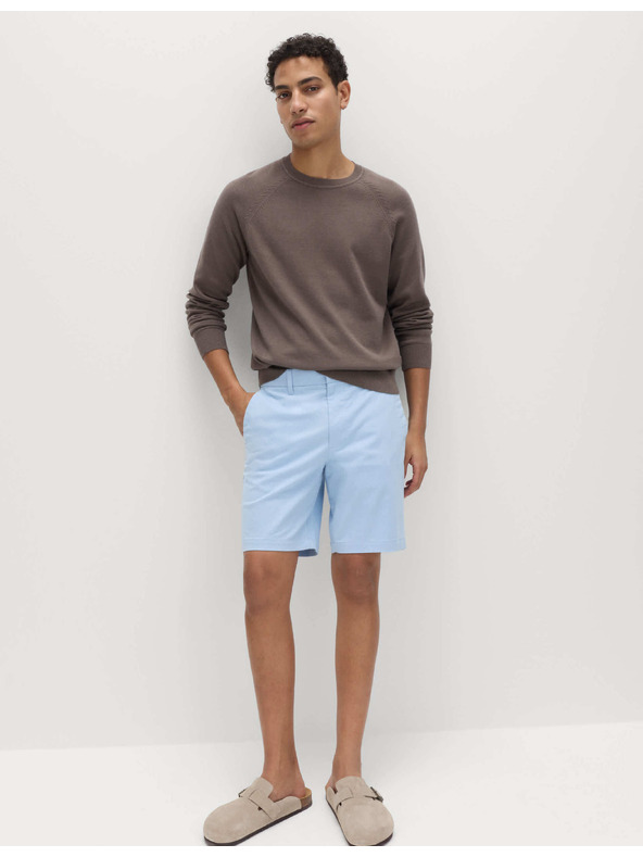 Marks & Spencer Stretch chino rövidnadrág, normál szabás Marks & Spencer kék