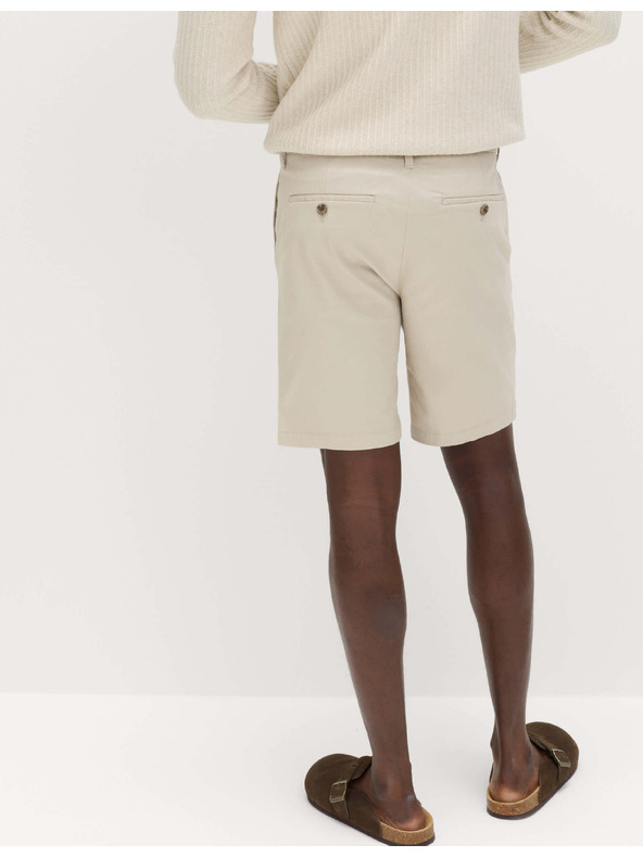 Marks & Spencer Rugalmas chino rövidnadrág, normál szabás Marks & Spencer bézs