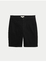 Marks & Spencer Stretch chino rövidnadrág, normál szabás Marks & Spencer fekete