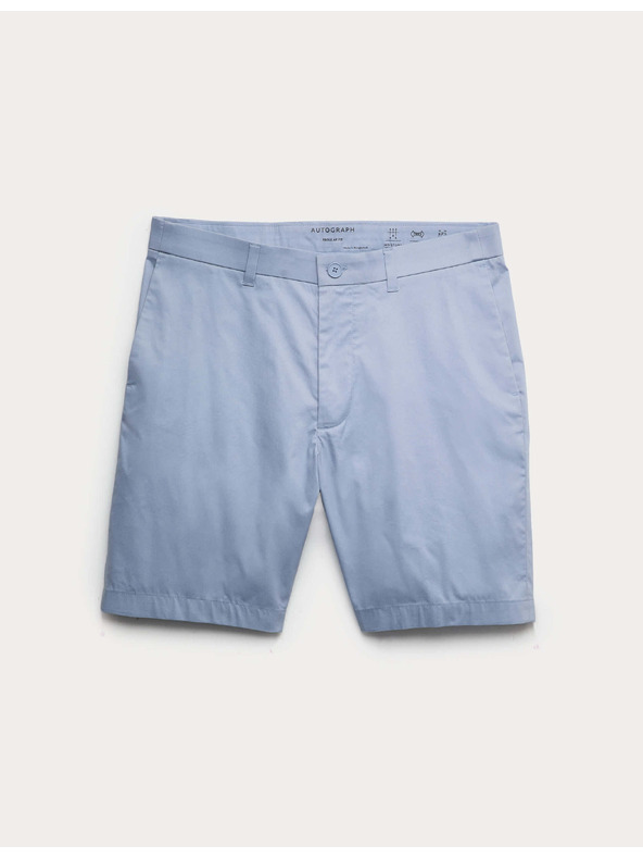 Marks & Spencer Könnyű chino rövidnadrág klasszikus szabásban Marks & Spencer kék