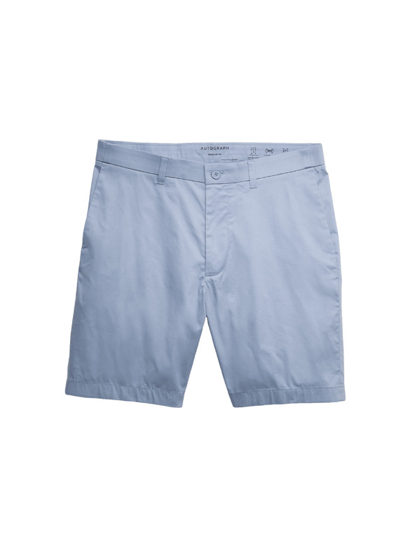 Marks & Spencer Könnyű chino rövidnadrág klasszikus szabásban Marks & Spencer kék