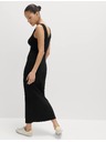 Marks & Spencer Midi ceruzaruha magas pamuttartalmú és V-nyakkivágással Marks & Spencer fekete